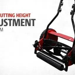 WOLF-Garten 15C-BA-650 Manual Push Lawn Reel Mower,Soft Grip Handle,14"(35cm) Winged Blade,Max. Mowing Area 150 Metre Square, 52x44x27 cm, Does Not Come with Grass Catcher, TT 350 S image 4