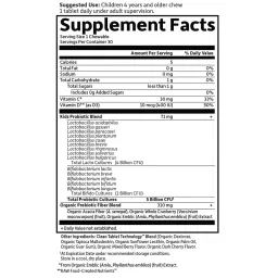 Garden of Life Probiotic Chewable Dr. Formulated Organic Kids+ Supplement, Shelf Stable for Kids - 30 Count image 5