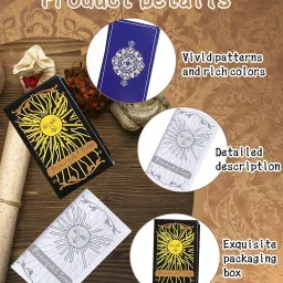 Tarot Card Deck, Tarot Card, Tarot Cards, Classic Tarot Card Set for Beginners & Professionals, Oracle Cards for Spiritual and Shadow Work, Divination and Guidance image 2