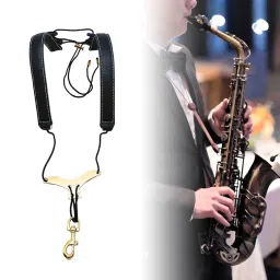 MERISHOPP Saxophone Harness Strap Ergonomic Support for Baritone Tenor Alto Saxophones Black|Musical Instruments & Gear|Wind & Woodwind|Parts & Accessories|Straps image 2