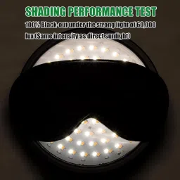 EPISKEY Adjustable Ultra Soft Primium Velvet Sleep Eye Mask for Women & Men | Light Blocking Sleep Eye Mask, Comfortable & Soft, Night Eye Mask for Travel | 100% Blackout (BLACKVLVT) image 2