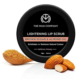 The Man Company Lip Care Combo With Lip Scrub & Lip Balm For Dry & Chapped Lips | Lightening & Brightening Dark Lips | For Soft, Supple & Damaged Lips - 14Gm, White image 1