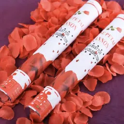 Popper/Confetti for Anniversary, Party and Birthday (Pack of 2Pcs) (40, ROSE) image 3