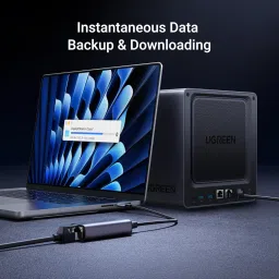 UGREEN USB C to Ethernet Adapter 2.5G, Ethernet Adapter for Laptop, Aluminum, Type C (Thunderbolt 4/3) to Rj45 Network Internet LAN Adapter, Compatible for NAS, MacBook Air/Pro, XPS, iPhone 15 Pro/Max image 3