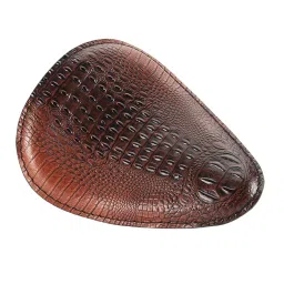 ELBME Motorcycle Solo Seat for Harley Custom Chopper Bobber Saddle Seat Brown image 5