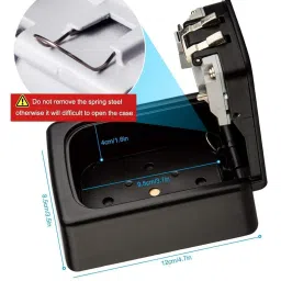 GEVIENOL Combination Key Safe Box/Key Safe Lock Box Outdoor Storage Box Resettable Code for Spare Keys, Airbnb, Garage - Mounting Kit Included image 3