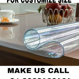 LIV Table Top Protector 2MM Thickenes Waterproof Easy Clean PVC Dining Top Sheet (36 x 72 Inch) image 4