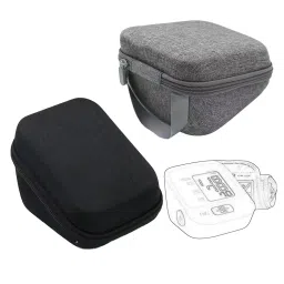Merishopp Hard Carrying Case Portable Pouch for Upper Arm Pressure Monitor (Case Only) black |Health & Beauty | Medical, Mobility & Disability | Monitoring & Testing | Blood Pressure Monitoring image 1