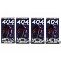 Bold Care 404 Variety Pack with 2 x 5 Assorted Condoms in each pack - 10 Units (Pack of 4) image 1