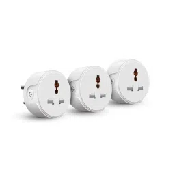 wipro 10A Smart Plug Pack Of 3, 6 x 6 x 18 Millimeters image 1