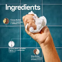 Moxie Beauty Deep Dive Hair Mask | Intense Moisture & Repair for Dry, Damaged & Frizzy Hair | Shea Butter & Cocoa Butter Treatment | Smooth, Soft & Shiny Finish | Sulfate & Paraben Free | 200ml image 4