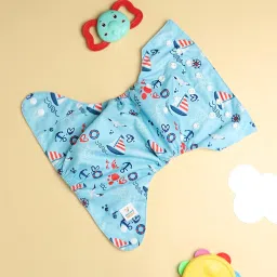 MOM'S PRIDE® Baby Pocket Cloth Diapers Printed Reusable,Washable, Adjustable One Size Adjustable New Baby Cloth Diapers 0-2 years (3 Printed Diaper Covers with 3 Insert Pad) image 1