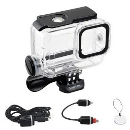 Suptig Waterproof Housing Case Waterproof Case Dive Case Charging Case Compatible for Gopro Hero 12 Hero 11 Hero 10 Hero 9 Black Waterproof 164Ft image 4