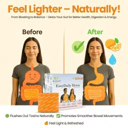 Biotane EasyDaily Fiber & Detox Supplement Combo – Prebiotic & Natural Powder for Daily Fiber, Gut Health, Cholesterol, Weight & Diabetes Management – Cleanses Toxins, Improves Digestion & Bowel Movement – 20 Sachets image 5