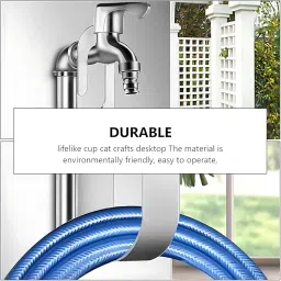 GNOLY J Shaped Wall Mount Hose Hook Holder | Pipe Holder Easy Assembly Wall Mounting Durable | Garden, Garage, Workshop, and Outdoor Industrial Applications (1Pcs) image 5