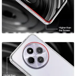 Amazon Brand - Solimo Shockproof Crystal Clear Back Cover Case for Redmi A4 5G I Poco C75 5G | 360 Degree Protection | Protective Design | Transparent Back Cover for Redmi A4 5G I Poco C75 5G image 5
