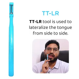 SPEECHGEARS TT-LR Tongue Lateralization and Elevation Tool (Cyan) Pack of 1 image 1