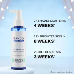 DERMDOC by Purplle 5% Glycolic Acid Underarm Brightening Spray Treatment (100 ml) | Exfoliating & Brightening | Multi-Purpose Spray for Hyperpigmentation. image 2