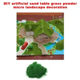 KRAFTMASTERS�100 Grams Artificial Grass Powder Miniature Tree Snow Micro Garden Landscaping Decoration Craft DIY Accessories (100 Grams) image 2