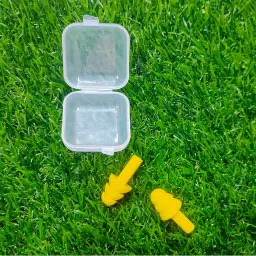 aveu Soft Silica Gel Noise Reduction for Sleeping/Meditation/Swimming Adult/Child/Reusable for Travel Ear Plug (Multicolor) image 3