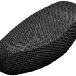 Lakshmina Enterprises 3D Net Cushion Seat Cover Bike Seat Cover Two Wheeler Seat Cover Breathable Mesh Black Motorcycle Seat Cover for Honda SP 125 image 1