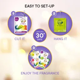 SOULFRESH Air Pocket Citrus Blast (strong scent of lemon), Air Freshener- Bathroom, Toilet & Car Fragrance room fresheners long lasting scent upto 30 days - (Pack of 3) image 4