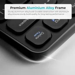 Rapoo E9050L Bluetooth Wireless Multi-Device Keyboard(4 Devices), Rechargeable, Led Indicators, Ultra-Thin, Ergonomic, Compatible with Windows, iOS, Android, Tab, Smartphones -White, 3-Year Warranty image 3