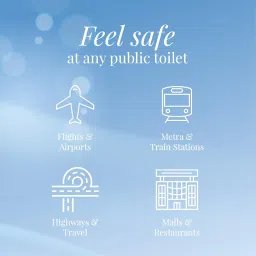 Origami Disposable Toilet Seat Covers - Pack of 2 (10 per pack, Total 20 Sheets) | Hygienic Protection | No Direct Contact with Unsanitary Seats | Easy to Dispose & Eco-Friendly image 1