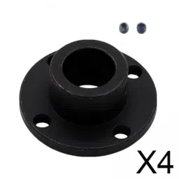 JAZZY PEARLS® 4xRigid Flange Coupling Parts for Model Shaft Connection Flange Shaft Coupling 12mm | Rigid Couplings | Couplings & Joints | Mechanical Power Transmission | Automation, Motors & Drives image 1