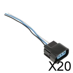 TRENDIVIBE 20x1 Piece Auto Car Engine Spark Plug Cable Ignition Wire| Universal Fit | High-Performance image 1