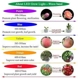 TORPE-Full Spectrum 10W (60W Equivalant) A19 B22 Plant Grow Light Bulb with clear pc cover. (10-10) image 2