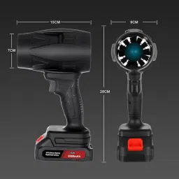 Cordless Leaf Blower Portable Dust Cleaner Handheld Jet Blower 180000 RPM Compressed Air Duster with Adjustable Speed for Patio Cleaning, Drying,Camping 1 Battery image 3