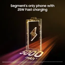 Samsung Galaxy M06 5G (Sage Green, 4GB RAM, 128 GB Storage) | MediaTek Dimensity 6300 | AnTuTu Score 422K+ | 12 5G Bands| 25W Fast Charging | 4 Gen. of OS Upgrades | Without Charger image 4