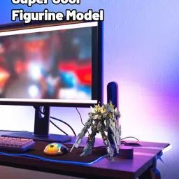 GODSDWARES Model Kit, 1/144 Scale Action Figure Anime & Anime Figure - Collectible Figure with Interchangeable Parts, Perfect for Display and Creative Play (Assembly Required) image 2