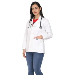IS IndoSurgicals Lab Coat for Women (46, XXXL) image 2