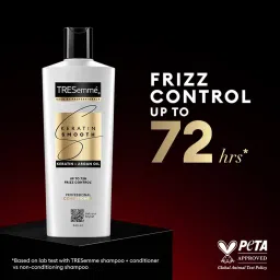 TRESemme Keratin Smooth Conditioner 190 ml, With Keratin & Argan Oil for Straight, Shiny Hair - Nourishes Dry Hair & Controls Frizz, For Men & Women image 4