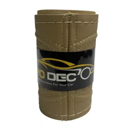 Generic Leather Car Steering Wheel Cover, Universal Fit, Non-Slip, Breathable, Black image 1