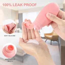 STARLIX 11PCS Travel Bottles Set – Portable Refillable Pump, Spray, Flip-Cap & Squeeze Tubes, Leak-Proof, TSA Approved, Includes Funnel & Spoon, Ideal for Travel, Gym & Daily Use image 5