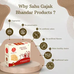 SAHU GAJAK BHANDAR Homemade Rajasthani Gajjak 400g With Gazak Roll 400g (Combo Pack 800g) No Liquid Glucose | Made with Cow Ghee | Premium Packaging | No Added Preservatives or Colors image 4