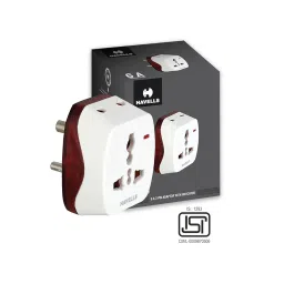 Havells 6A 3 pin Universal Adaptor (ind) image 2