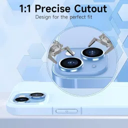 CELLMASTER iPhone 14 Camera Lens Protector Compatible for 14/14 Plus iPhone Accessories Blue image 3
