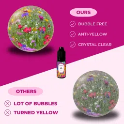 Oytra UV Resin Hard Clear Glossy Finish for Artists and Professionals Polymer Clay Gloss DIY Jewelry Craft Decoration Casting Coating (10 Grams) image 2