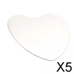 Enakshi® 5xMakeup Mixing Palette Handheld Stainless Steel for Nail Art Artist Beauty Heart ring 5.5x5cm|Health & Beauty | Makeup | Makeup Tools & Accessories | Other Makeup Tools & Accs image 1