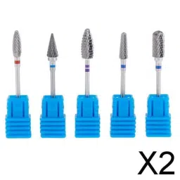 STYLEHEAVEN 2x5pcs Pro Nails Drill Bits Set Manicure DIY Grinding Polishing Buffing Head|Health & Beauty|Nail Care, Manicure & Pedicure|Manicure/Pedicure Tools & Kits image 2