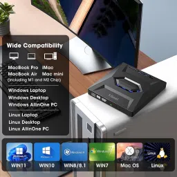 1Goal USB 3.0 Type C External CD DVD RW Optical Drive DVD Burner DVD Writer Super Drive with USB SD/TF Ports for Laptop/PC/Notebook etc.(Black) image 5