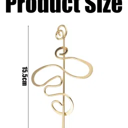 Bun Cage for Hair, Hair Stick for Bun, Metal Hair Bun Cage, Hair Bun Cage with Stick, Hair Accessories for Women, Traditional Hair Bun Holder, Hair Cage Bun, Hair Bun Holder for Long Hair image 1