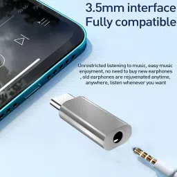 One Plus Stereo Jack Splitter Type C to 3.5mm Audio Jack, car Audio Connector USB Type c, Headphone Converter Cable Compatible for Oneplus 12/12R 11/11R 10pro/10T/10R 9 9t 7 7pro 7t 6t Nord CE 4 image 3
