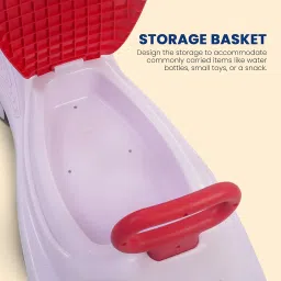 Baybee Primo Swing Cars for Kids | Twister Ride on Baby Car with 360° Steering, RGB Lights & Music | Push Rideons Toy Kid Car with Storage & Backrest | Magic Cars for Kids 3+ Years Boys Girls (Pink) image 4