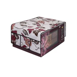 Zostera Microwave Oven Cover Compatible With IFB 24 L Solo Microwave Oven Top Cover (24PM2S, 48.2 × 37.5 × 27.6 ) Grey image 2