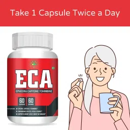 Healthy Nutrition ECA -Ephedra, Caffeine & Yohimbine Fat Burner Supplement, Weight Management, Helps in Curbing Cravings Veg -60 Capsules image 5